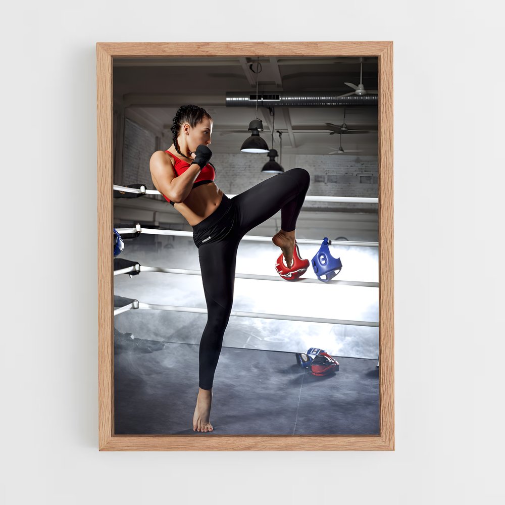 Poster Kick de Joanna – affiche MMA (vue 4)